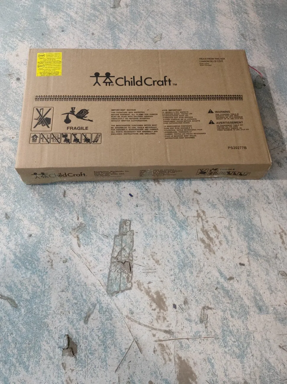 Arch Top Baby Changing Table, Jamocha