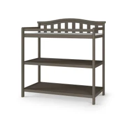 Arch Top Baby Changing Table, Dapper Gray