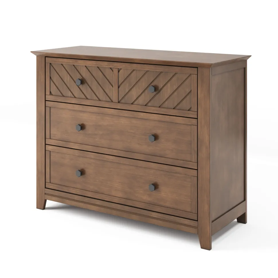 Atwood 3-Drawer Dresser, Cocoa Bean