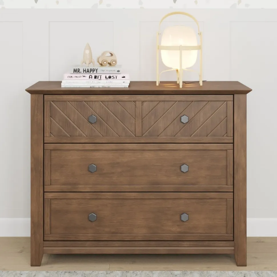 Atwood 3-Drawer Dresser, Cocoa Bean