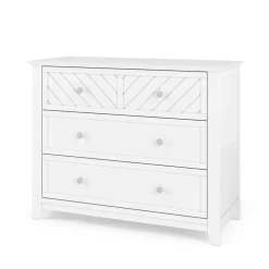 Atwood 3-Drawer Dresser, Matte White