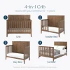 Atwood 4-in-1 Convertible Crib, Cocoa Bean