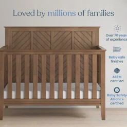 Atwood 4-in-1 Convertible Crib, Cocoa Bean