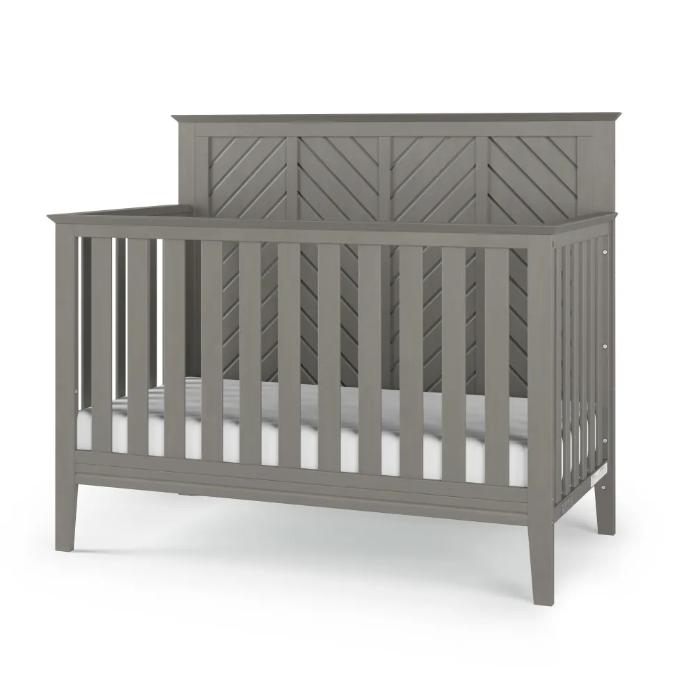 Atwood 4-in-1 Convertible Crib, Lunar Gray