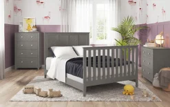 Atwood 4-in-1 Convertible Crib, Lunar Gray