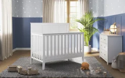 Atwood 4-in-1 Convertible Crib, Matte White