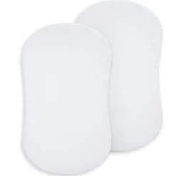BassiNest® Fitted Sheet 100% Organic Cotton 2-Pack