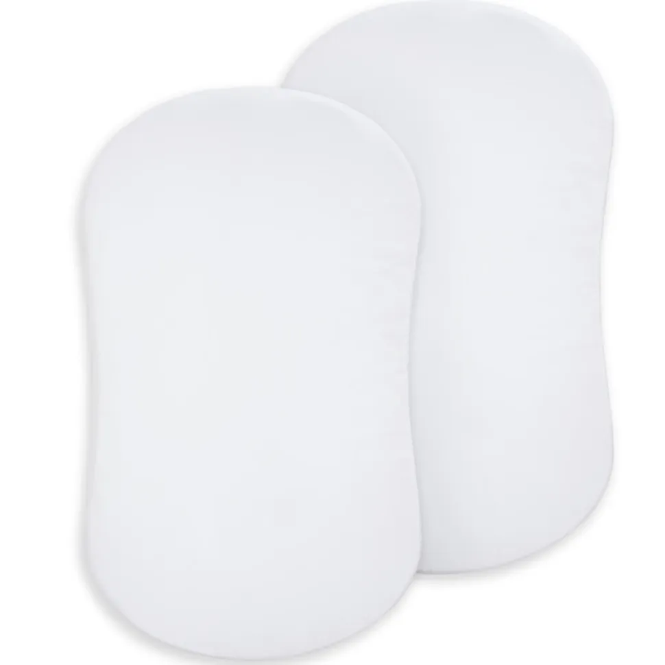 BassiNest® Fitted Sheet 100% Organic Cotton 2-Pack