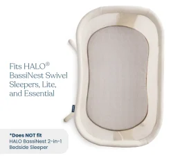 BassiNest® Fitted Sheet 100% Organic Cotton 2-Pack