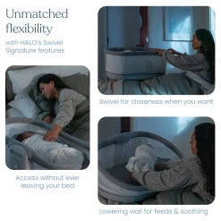 BassiNest® Connected Swivel Sleeper 3.0 Smart Bassinet