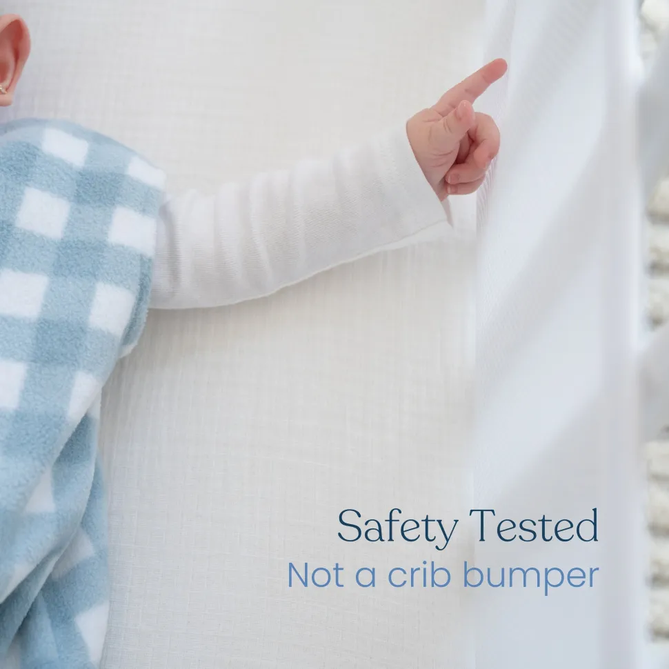 Breathable Mesh Crib Liner for Full Sized Crib