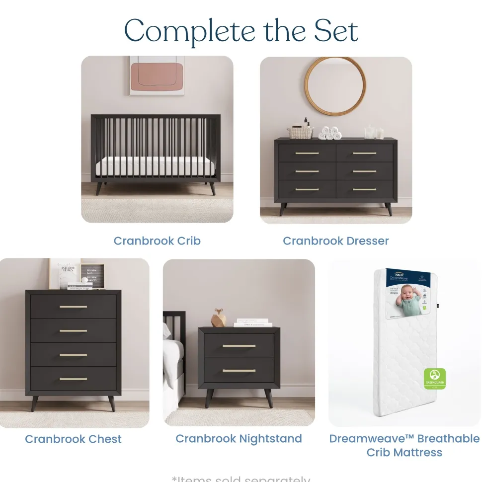 Cranbrook Double Dresser, Ebony