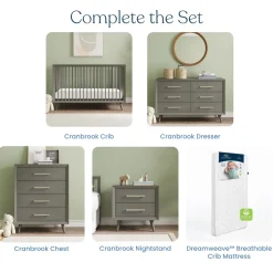 Cranbrook Double Dresser, Lunar Gray
