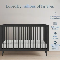 Cranbrook 4-in-1 Convertible Crib, Ebony
