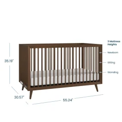 Cranbrook 4-in-1 Convertible Crib, Toasted Chestnut
