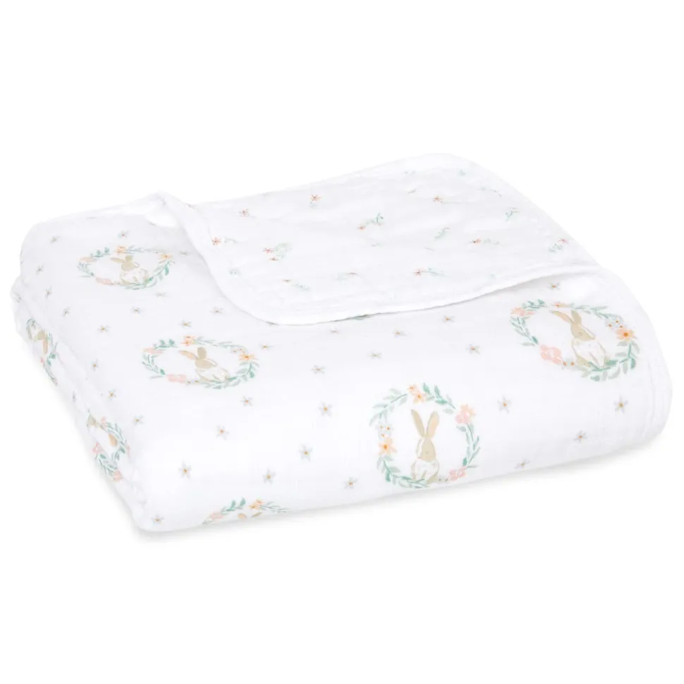 essentials cotton muslin dream blanket