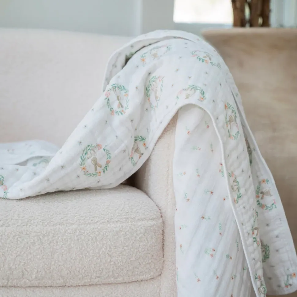 essentials cotton muslin dream blanket