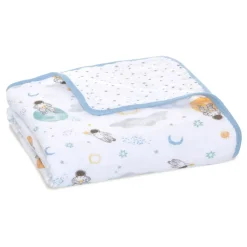 essentials cotton muslin dream blanket