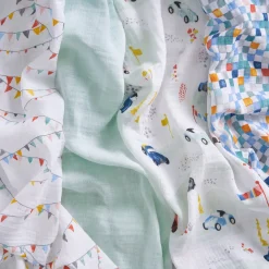 essentials cotton muslin swaddle blanket 4 pack