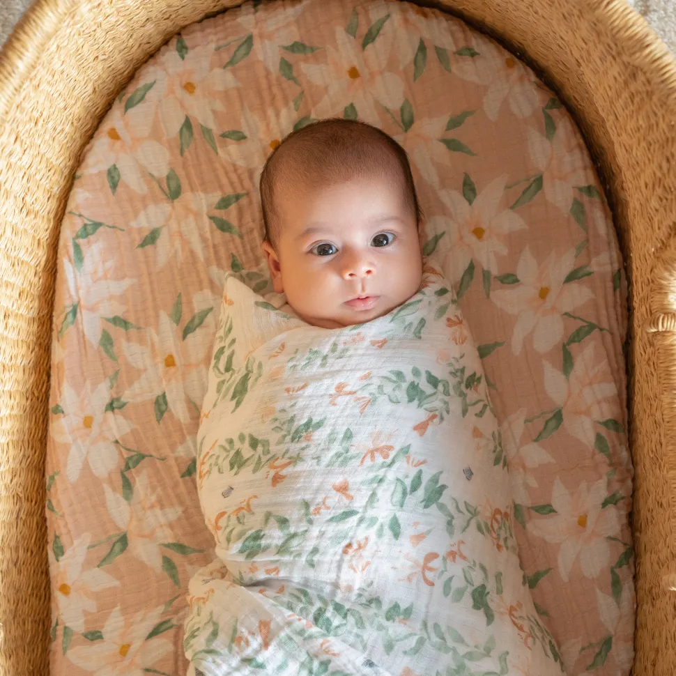 essentials cotton muslin swaddle blanket 2 pack