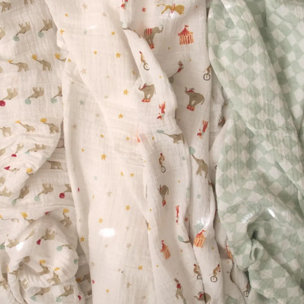 essentials cotton muslin swaddle blanket 4 pack