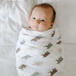essentials cotton muslin swaddle blanket 4 pack