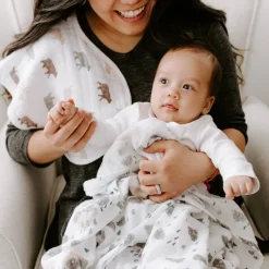 essentials cotton muslin swaddle blanket 4 pack
