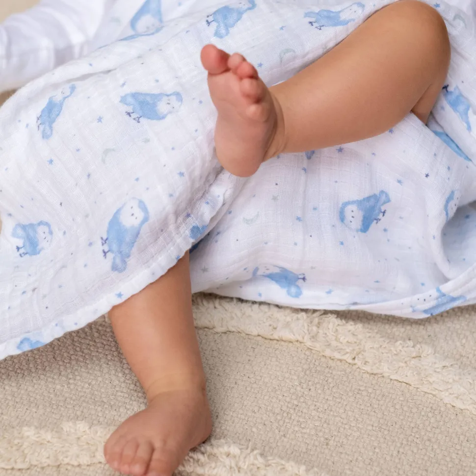 essentials cotton muslin swaddle blanket 4 pack