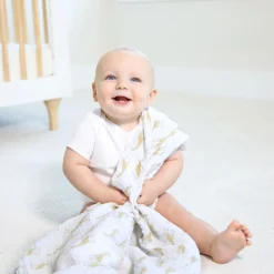 essentials cotton muslin swaddle blanket 4 pack