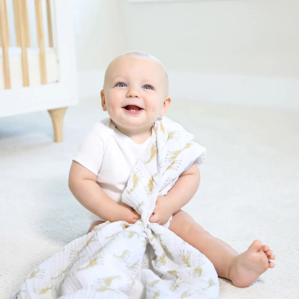 essentials cotton muslin swaddle blanket 4 pack
