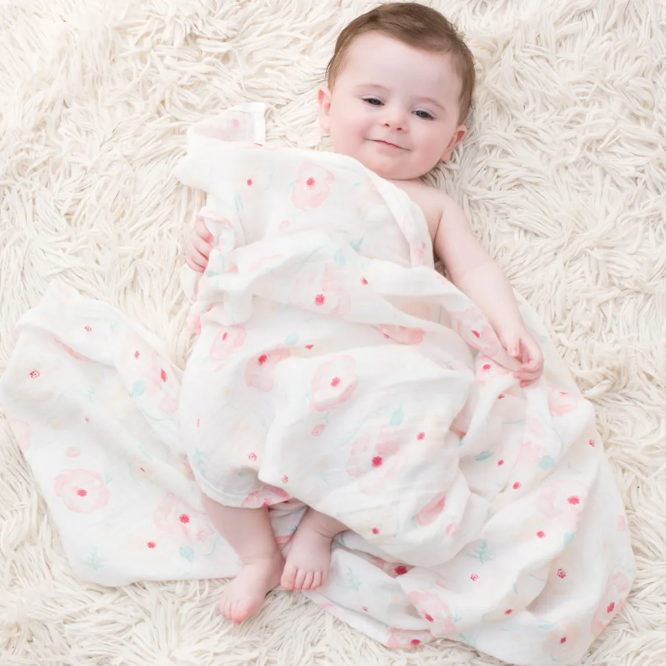 essentials cotton muslin swaddle blanket 4 pack
