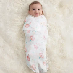 essentials cotton muslin swaddle blanket 4 pack