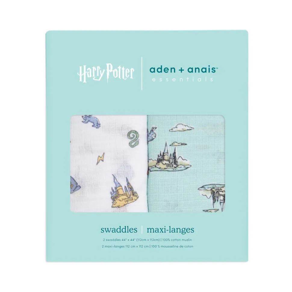 essentials cotton muslin swaddle blanket 2 pack