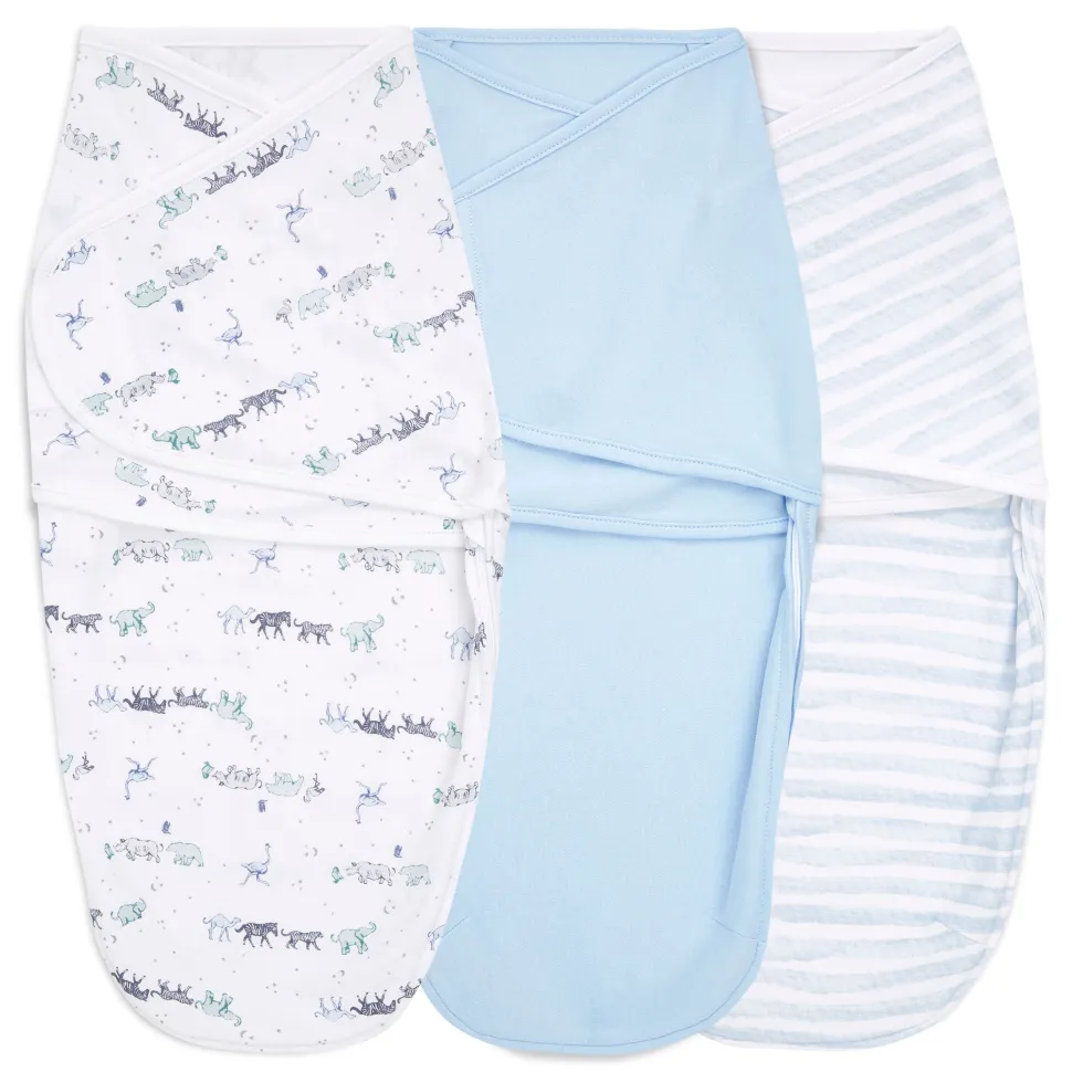 essentials easy swaddle wrap quick change 3 pack TOG 1.0