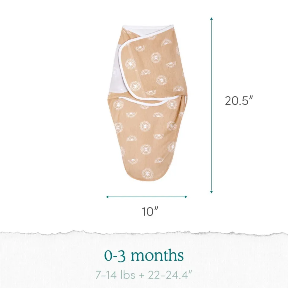 essentials easy swaddle wrap quick change 3 pack TOG 1.0
