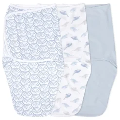 essentials easy swaddle wrap 3 pack
