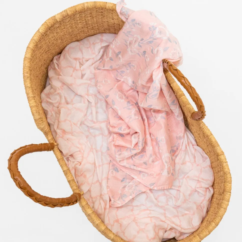 essentials silky soft swaddle blanket 2 pack