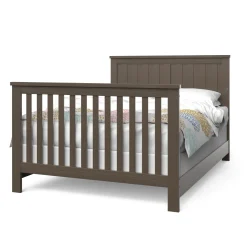 F06401 Full-Size Bed Rails, Brushed Truffle