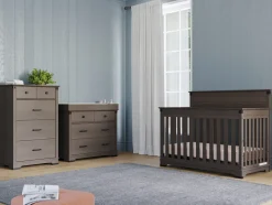 F01792 Universal Changing Table Topper, Dapper Gray