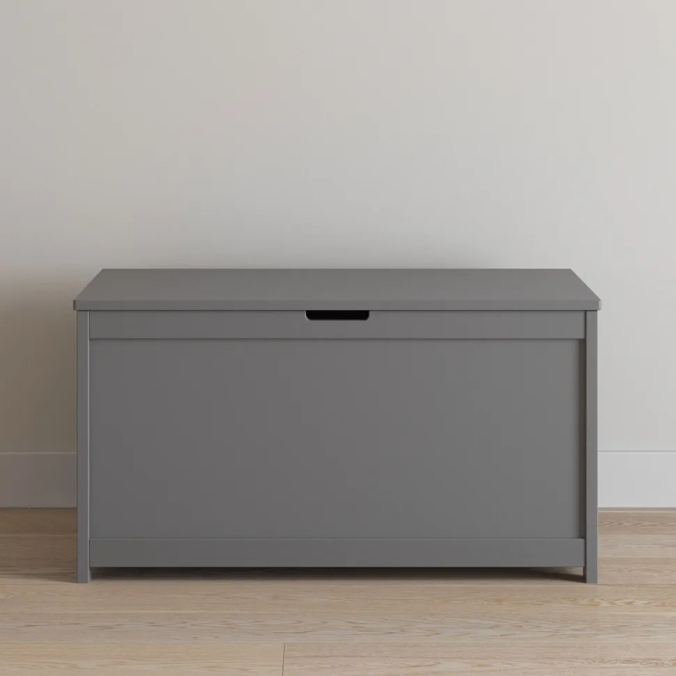 Harmony 33" Kids Toy Box, Cool Gray