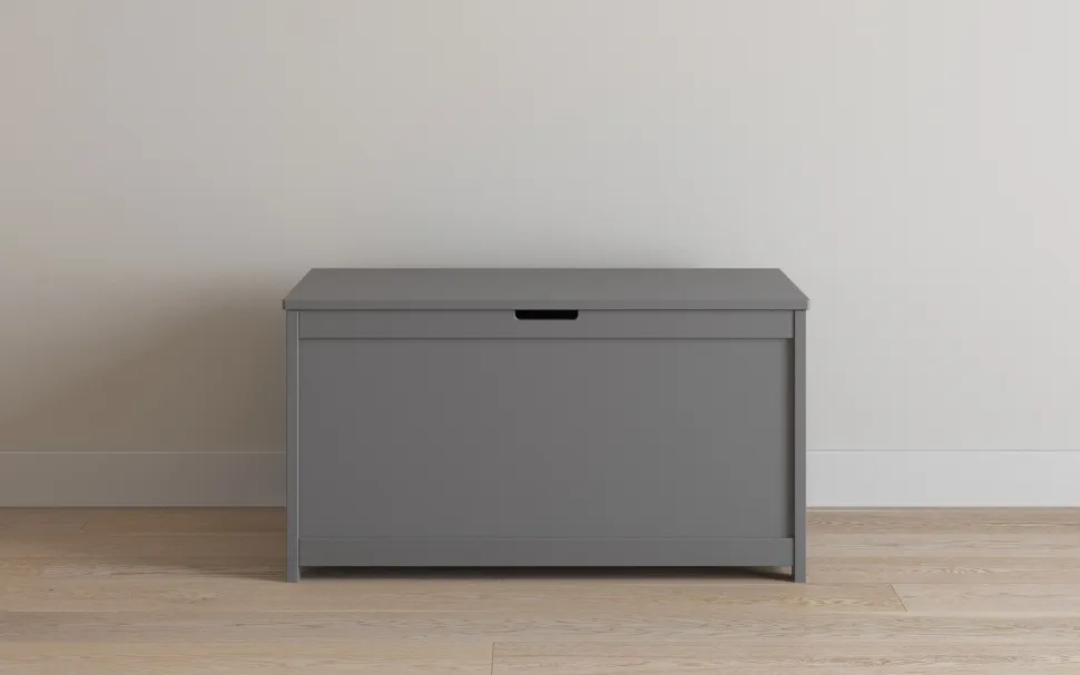 Harmony 33" Kids Toy Box, Cool Gray