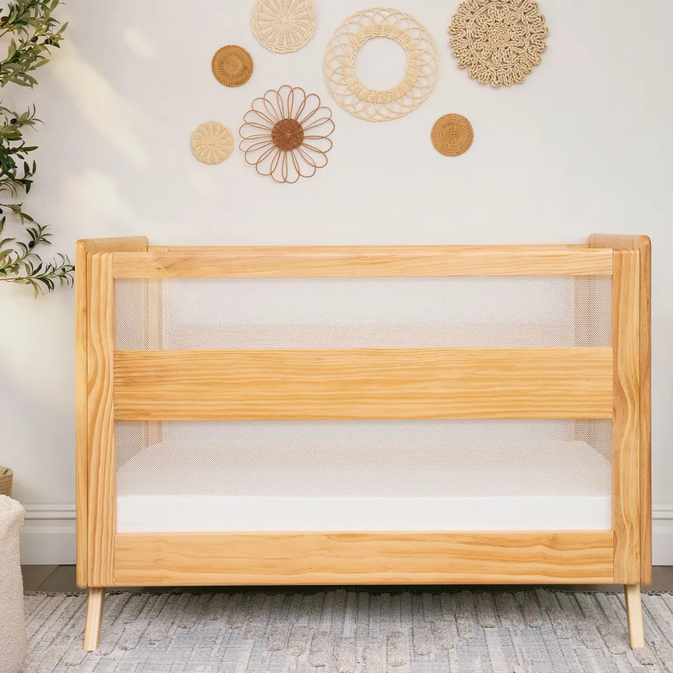 3-in-1 Convertible Full Size Breathable Mesh Crib