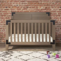 Lucas 4-in-1 Convertible Crib, Dusty Heather