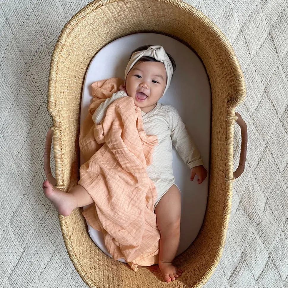 organic cotton muslin swaddle blanket 4 pack