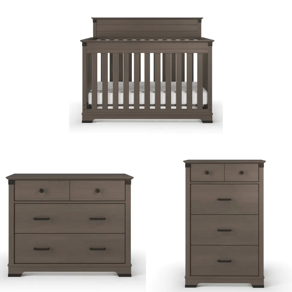 Redmond Full Panel 3 Piece Nursery Set