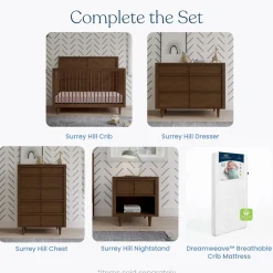 Surrey Hill 3 Drawer Dresser, Toasted Chestnut
