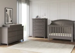 Westgate 4-in-1 Convertible Crib, Chelsea Grey
