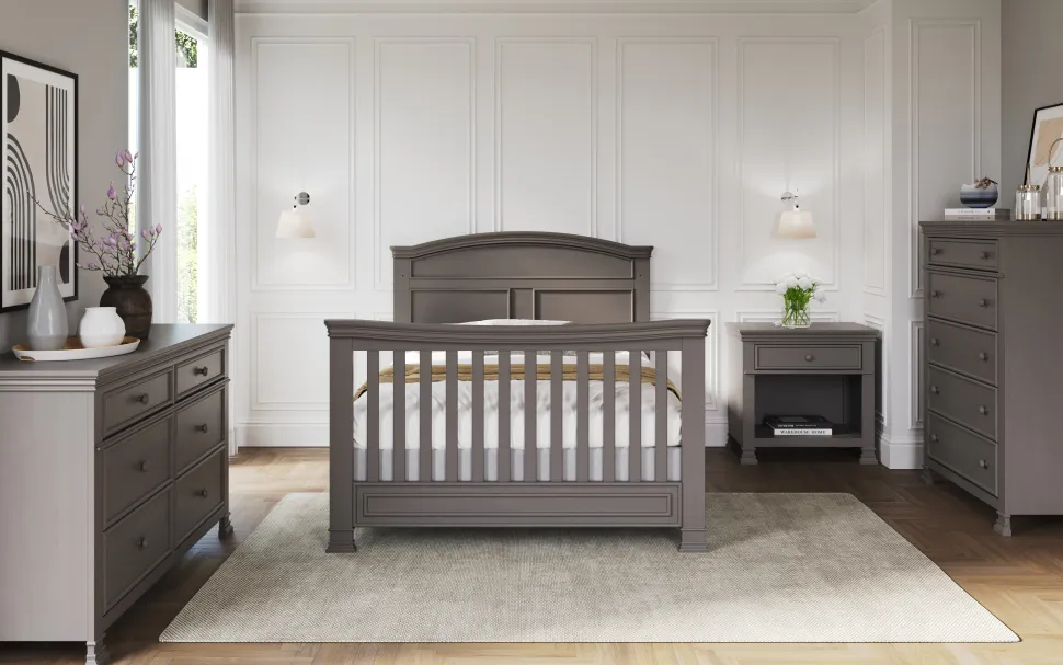 Westgate 4-in-1 Convertible Crib, Chelsea Grey