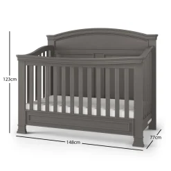 Westgate 4-in-1 Convertible Crib, Chelsea Grey