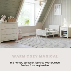 Woodland Toddler Bed, Brushed Cotton